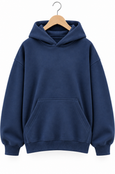 Essentials Oversized Unisex Hoodie – Blue