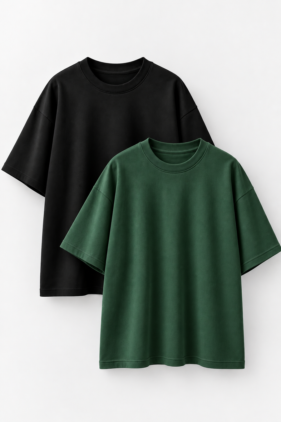 Oversized T-Shirt Bundle – Black & Green