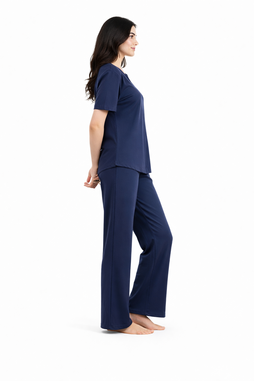 Serene Vibe Co-Ord - Navy Blue