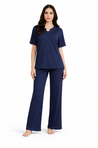 Serene Vibe Co-Ord - Navy Blue