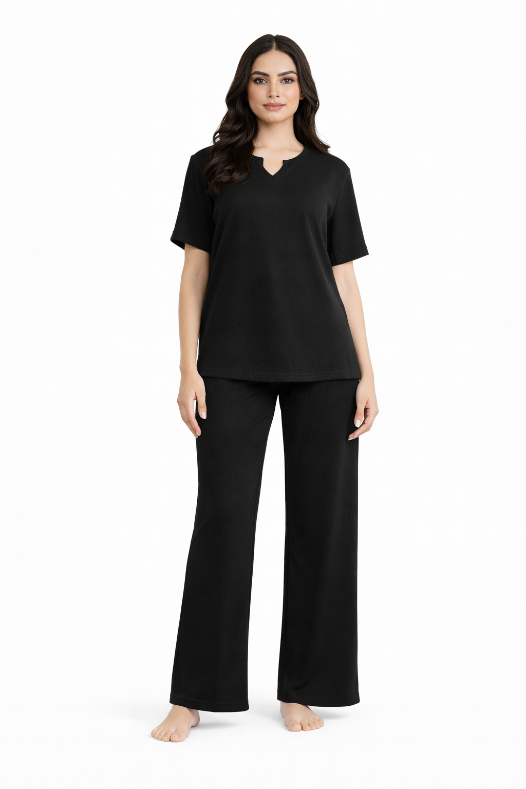 Serene Vibe Co-Ord - Black