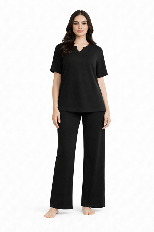 Serene Vibe Co-Ord - Black