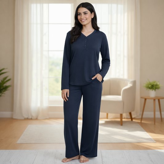 Luxe Moment Co-Ord - Blue