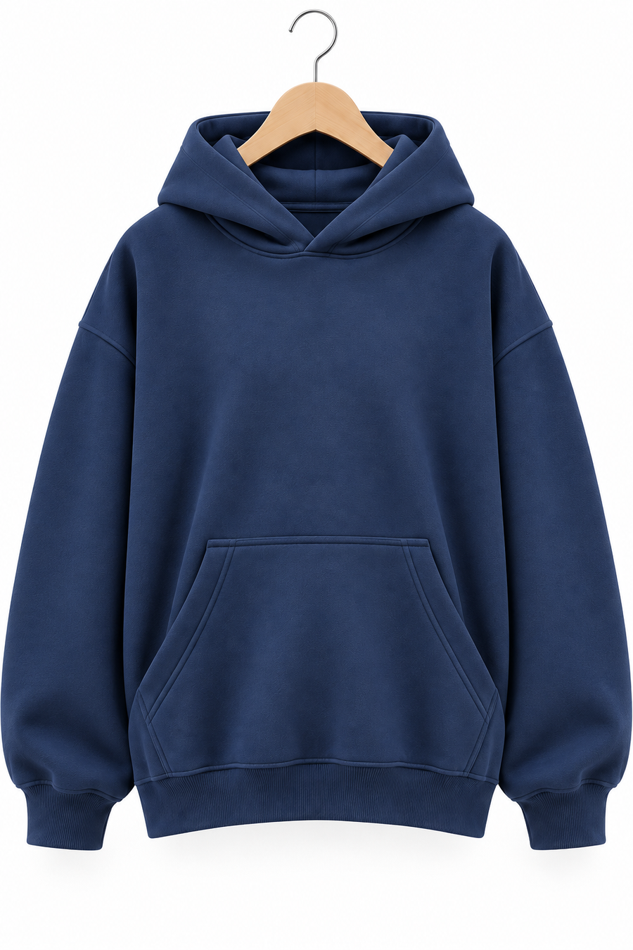 Essentials Oversized Unisex Hoodie – Blue