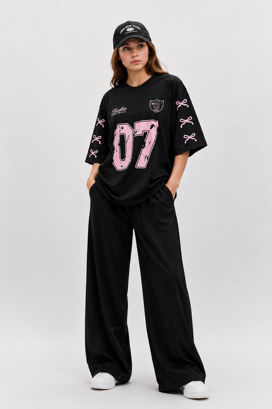Barbie Inspired 07 Oversized Co-Ord Set – Black