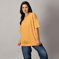 Oversized Fit T-Shirt - Orange