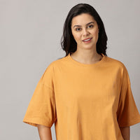 Oversized Fit T-Shirt - Orange