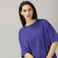 Oversized Fit T-Shirt - Purple
