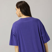Oversized Fit T-Shirt - Purple