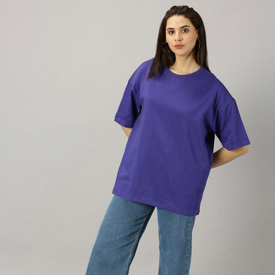 Oversized Fit T-Shirt - Purple