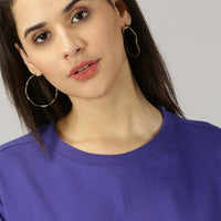 Oversized Fit T-Shirt - Purple
